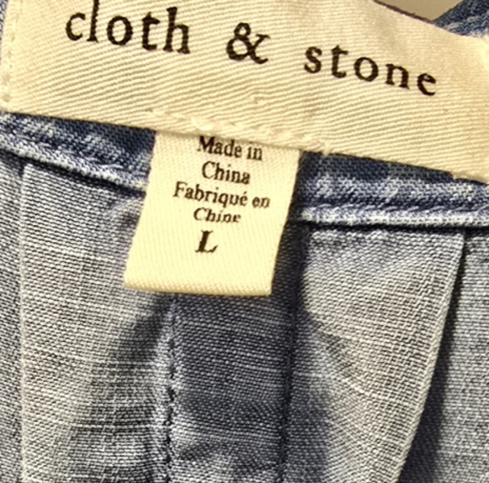 cloth & stone Light Blue Button-Down Shirt - Picture 2 of 6